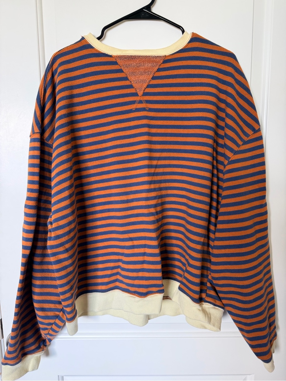 We The Free Classic Oversized Striped Crewneck